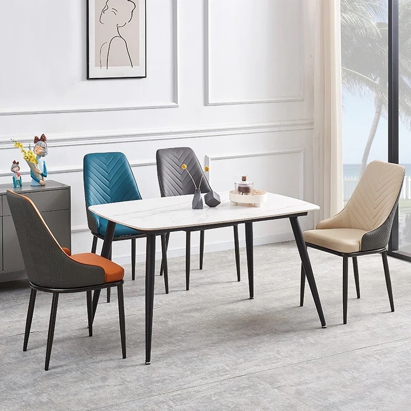 Ghế Ăn SUNNY Lưng Xương Cá Chân Sắt - GA39