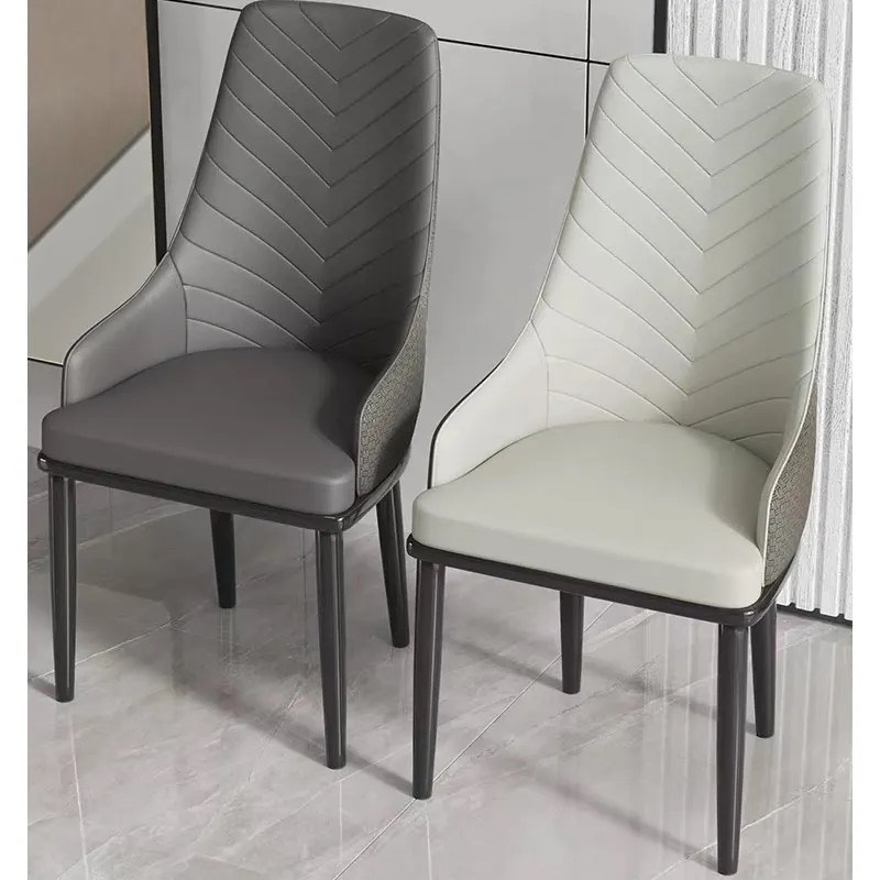 Ghế Ăn SUNNY Lưng Xương Cá Chân Sắt - GA39