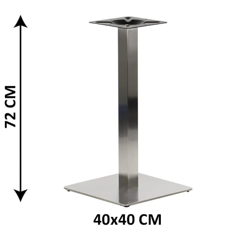 Phụ Kiện Chân Bàn Đế Vuông INOX - PK2