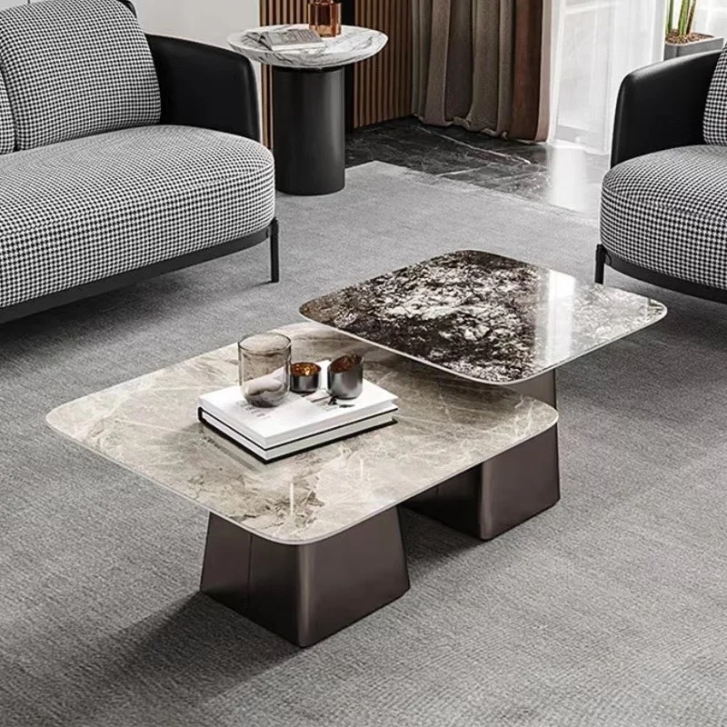 Bàn Trà Sofa Vuông Mặt Cường Lực Cao Cấp - BT16