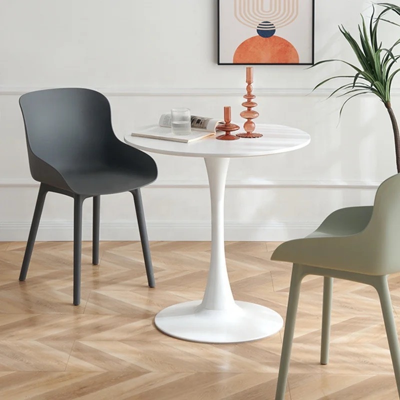 Bàn Cafe Tiếp Khách Tulip Chân Sắt Hiện Đại - BCF17
