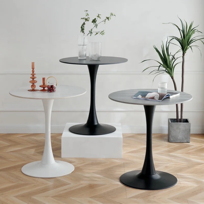 Bàn Cafe Tiếp Khách Tulip Chân Sắt Hiện Đại - BCF17
