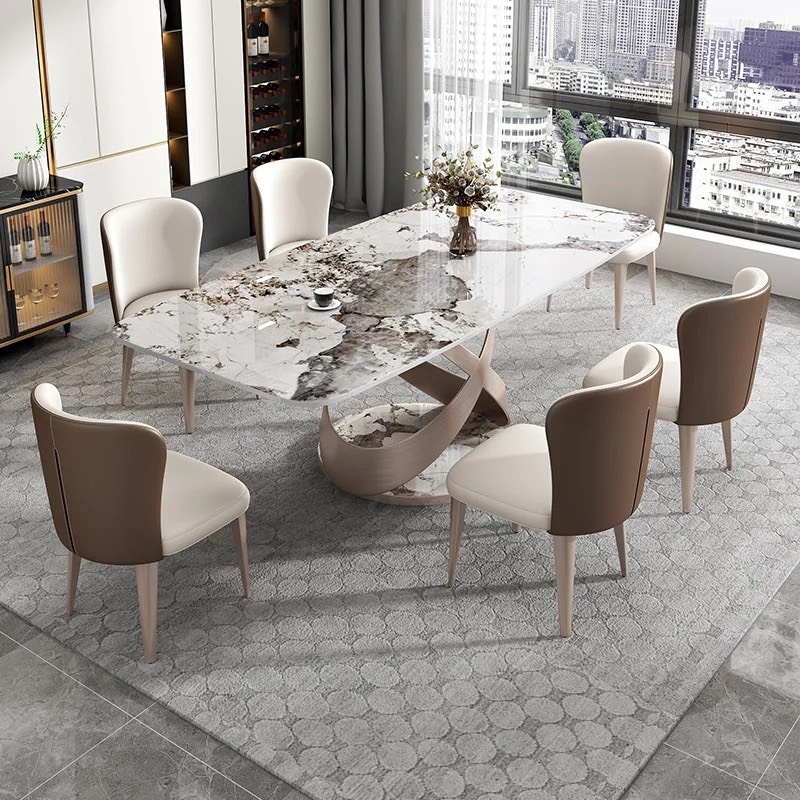 Bàn Ăn Mặt Vuông Chân Chữ X Độc Đáo - BA25