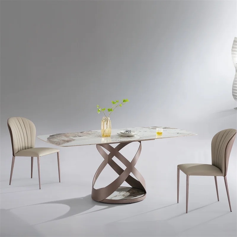 Bàn Ăn Mặt Vuông Chân Chữ X Độc Đáo - BA25
