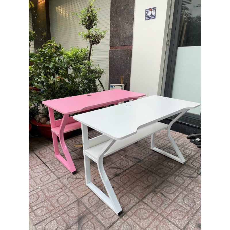 Bàn Văn Phòng Gaming Chân K Uốn Có Kệ - BLV102