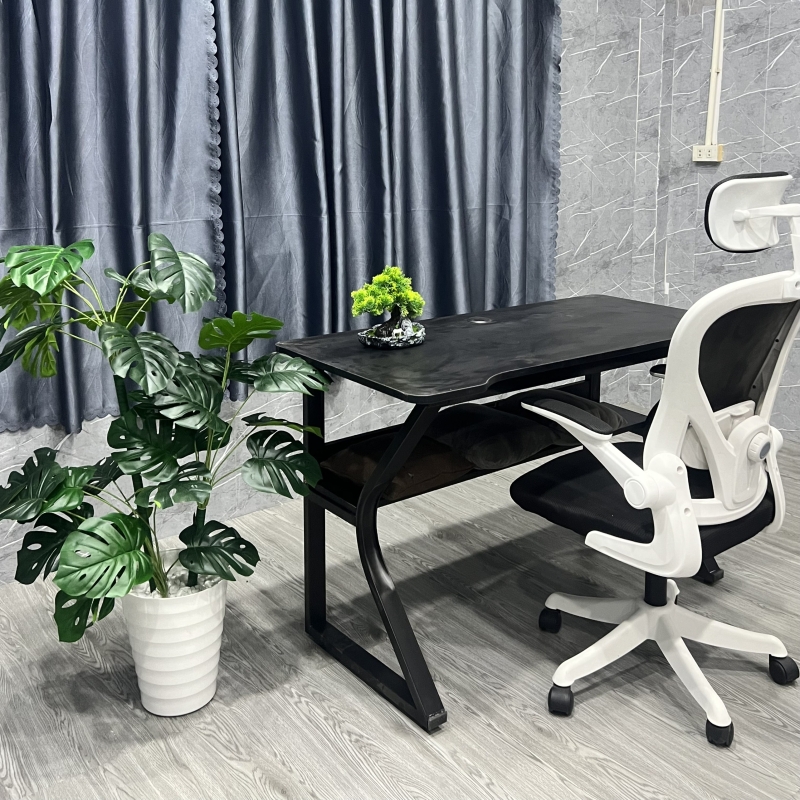 Bàn Văn Phòng Gaming Chân K Uốn Có Kệ - BLV102