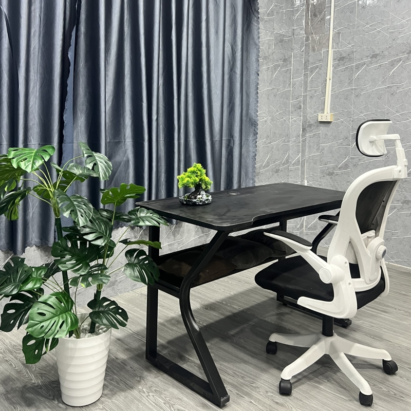 Bàn Văn Phòng Gaming Chân K Uốn Có Kệ - BLV102