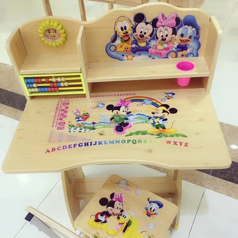 Bàn Học Sinh In Hoạt Hình Nhập Khẩu - BGHS3