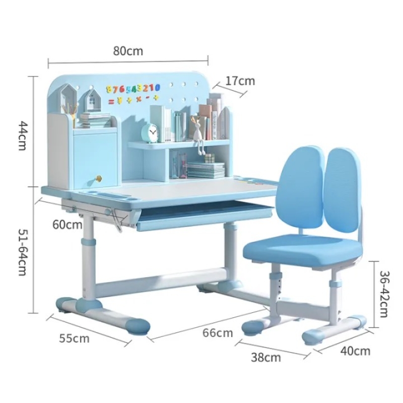 Bàn Học Sinh Nâng Hạ Chống Gù - BGHS6