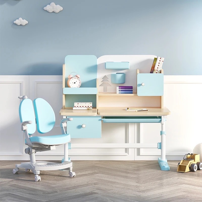 Bàn Học Sinh Kèm Giá Sách Tiện Lợi - BGHS9
