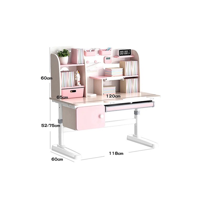 Bàn Học Sinh Kèm Giá Sách Tiện Lợi - BGHS9