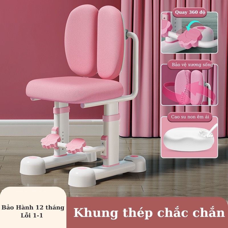 Ghế Học Sinh Chống Gù Tăng Chỉnh Chiều Cao - BGHS18