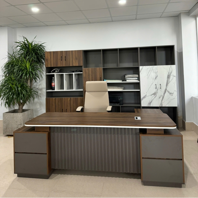 Bàn Giám Đốc Góc L Giá Tốt Sài Gòn - BGĐ52