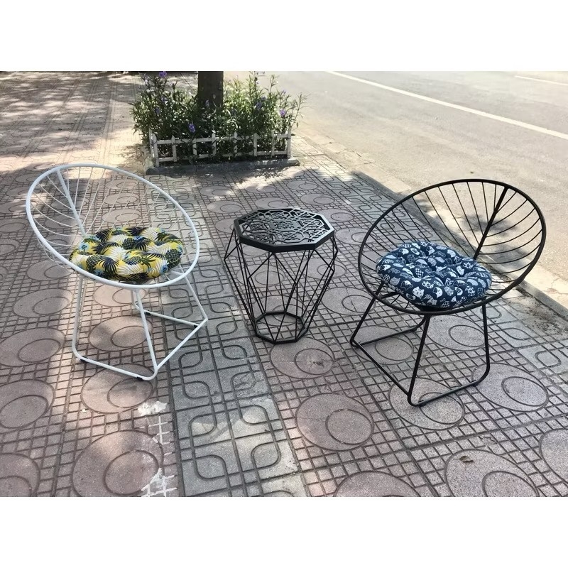 Ghế CafeThư Giản Ngoài Trời Khung Sắt - CF62