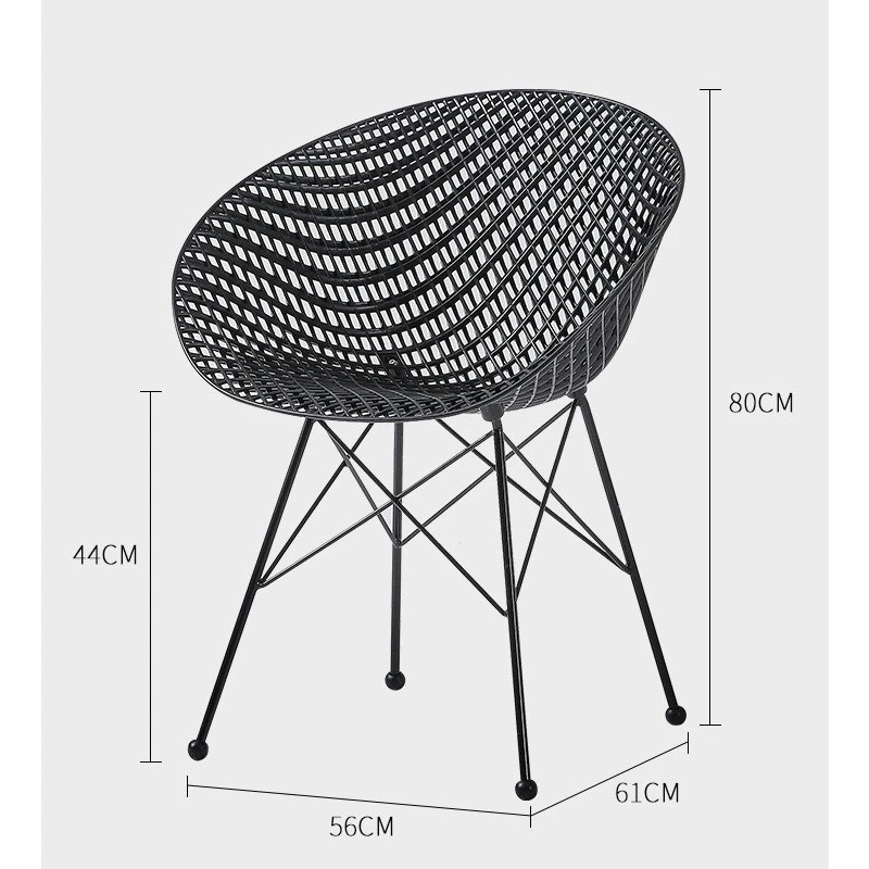 Ghế Cafe Tựa Đan Lưới Phong Cách Châu Âu - CF64