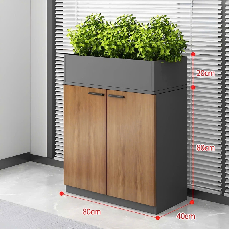 Tủ Hồ Sơ Gỗ Trang Trí Văn Phòng - THS45
