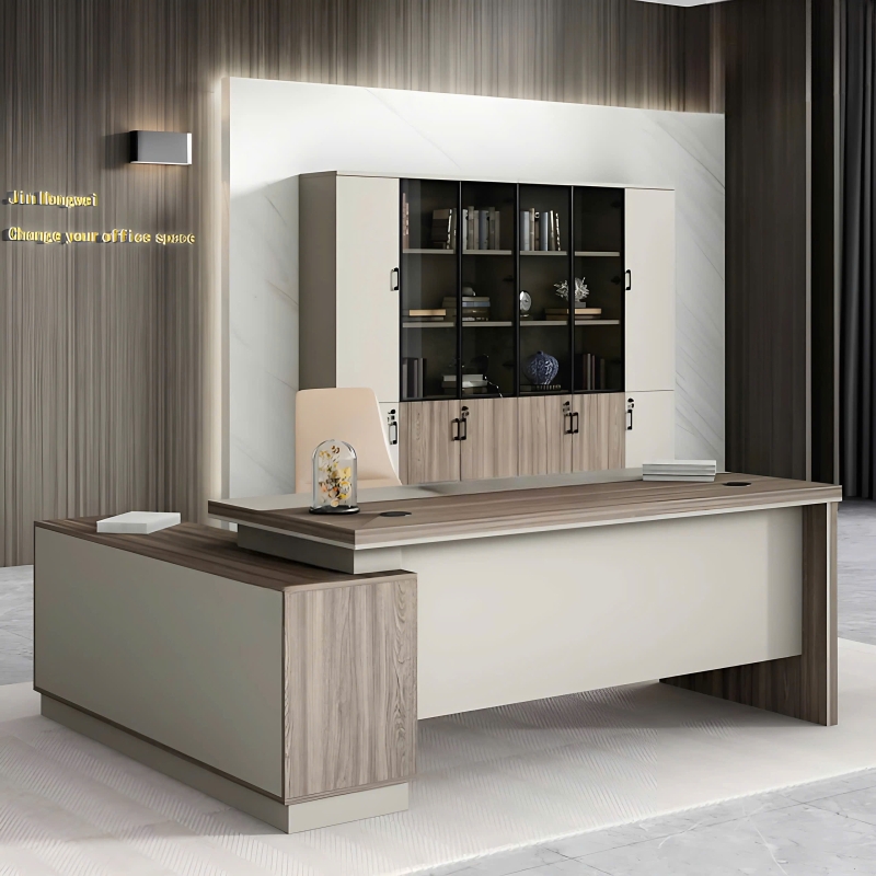Bàn Làm Việc Góc L Phong Cách Hiện Đại - BGĐ14