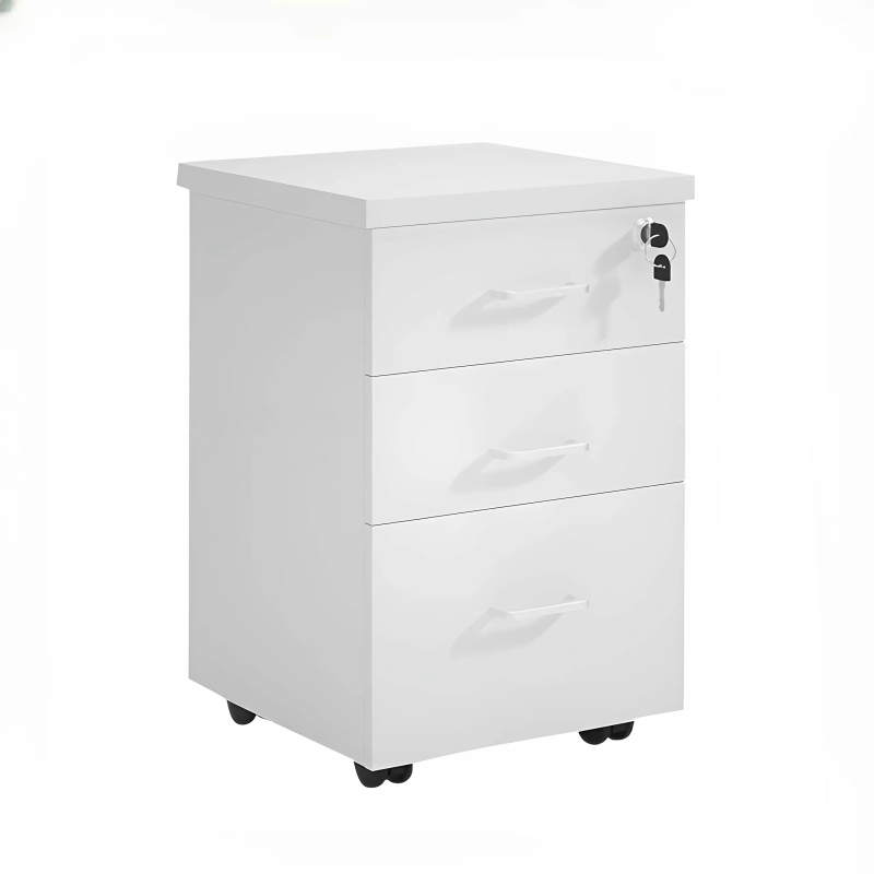 Tủ Phụ Di Động 3 Ngăn Màu Trắng - TP32