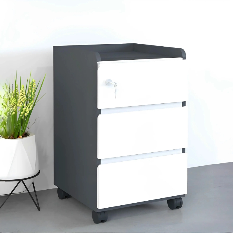 Tủ Phụ Văn Phòng 3 Ngăn Kéo Tay Vát - TP6