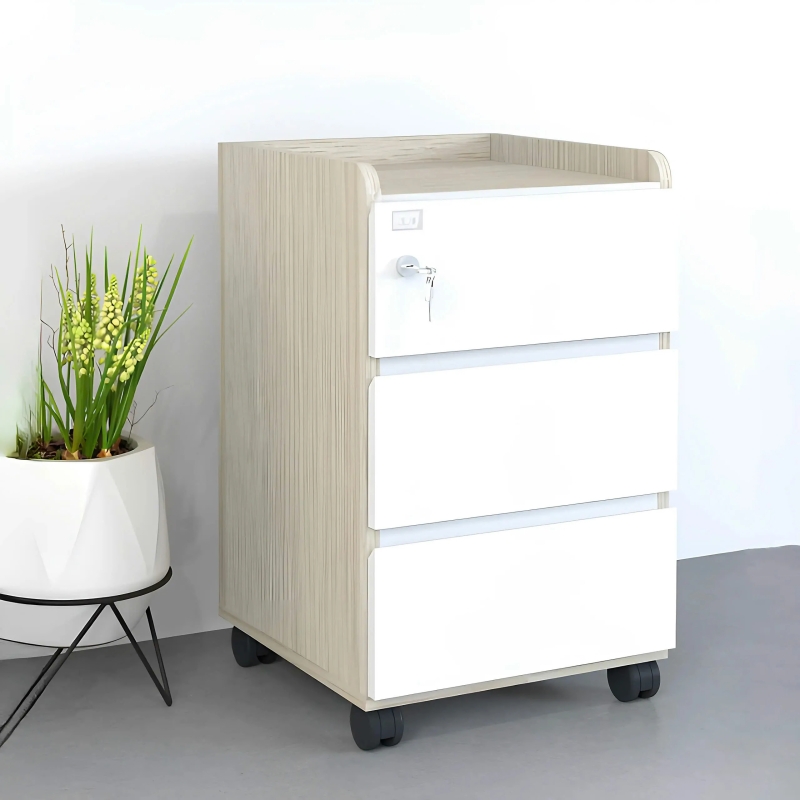 Tủ Phụ Văn Phòng 3 Ngăn Kéo Tay Vát - TP6
