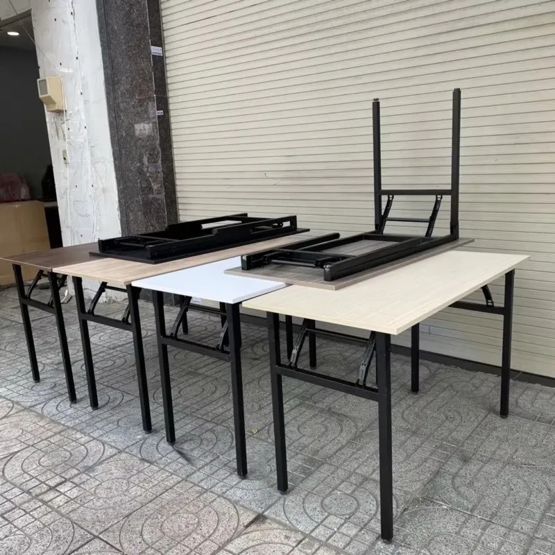 Bàn Làm Việc Chân Sắt Gấp Gọn - BLV1