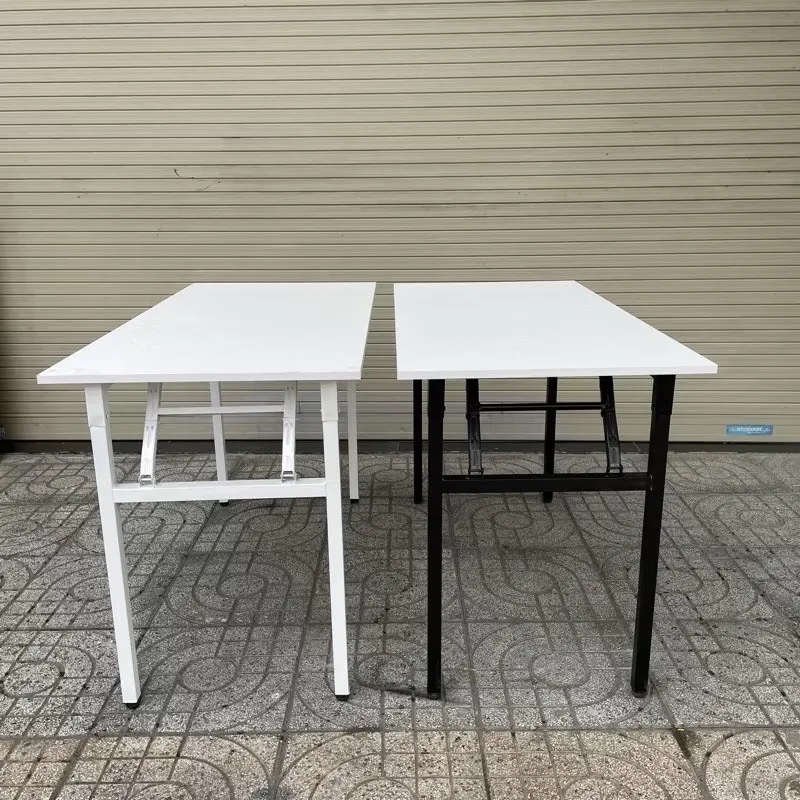 Bàn Làm Việc Chân Sắt Gấp Gọn - BLV1