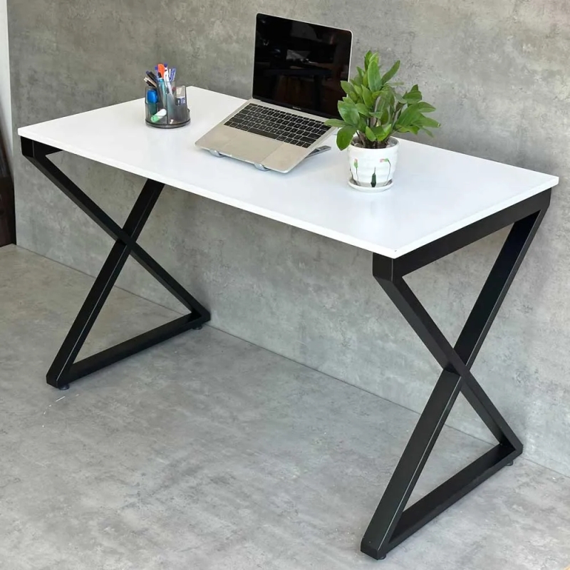 Bàn Làm Việc Chân Sắt Chữ X - BLV117