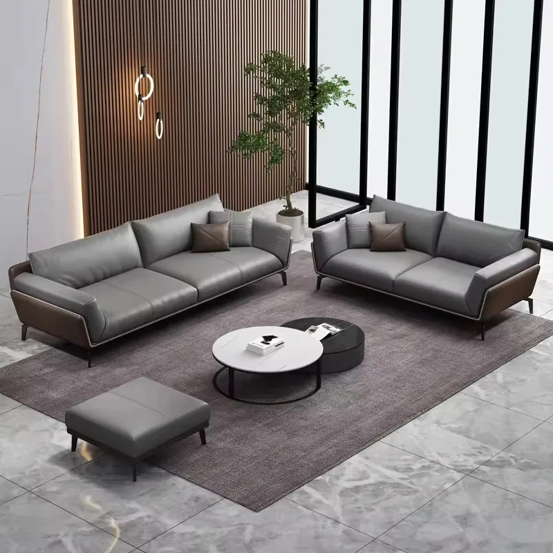 Ghế Sofa Da Simili Phòng Khách Hiện Đại - SF21 